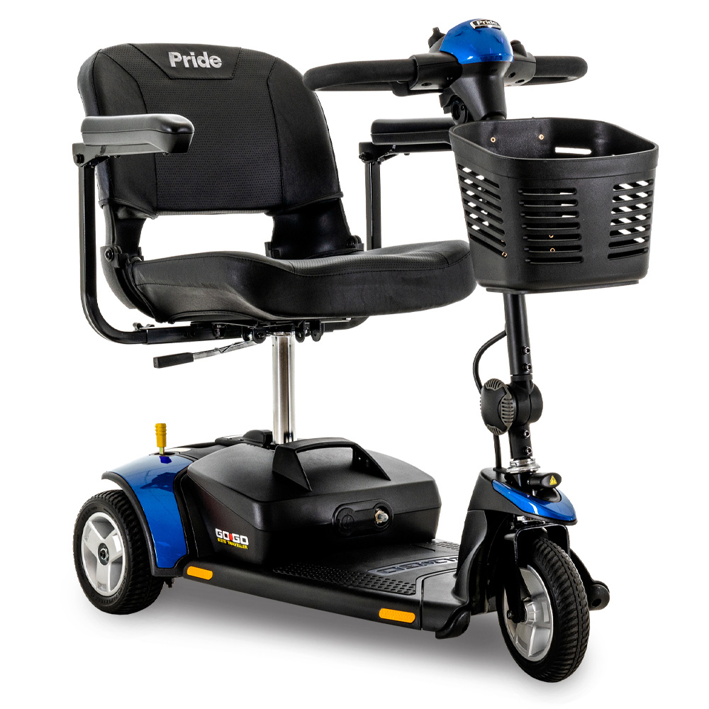 go-go-elite-traveller-3-wheel-blue Go Go Elite Traveller 3-Wheel Trīsriteņu elektriskais skūters