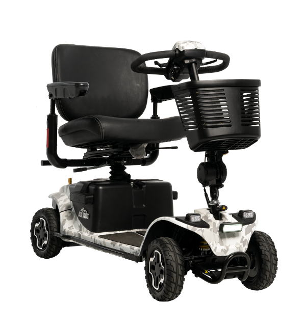 baja-bandit-white-camo Baja Bandit 4-Wheel Četrriteņu elektriskais skūters
