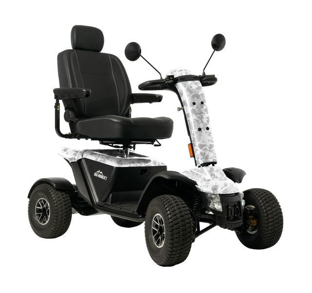 baja-wrangler-2-white-camo Baja Wrangler 2 Četrriteņu elektriskais skūters